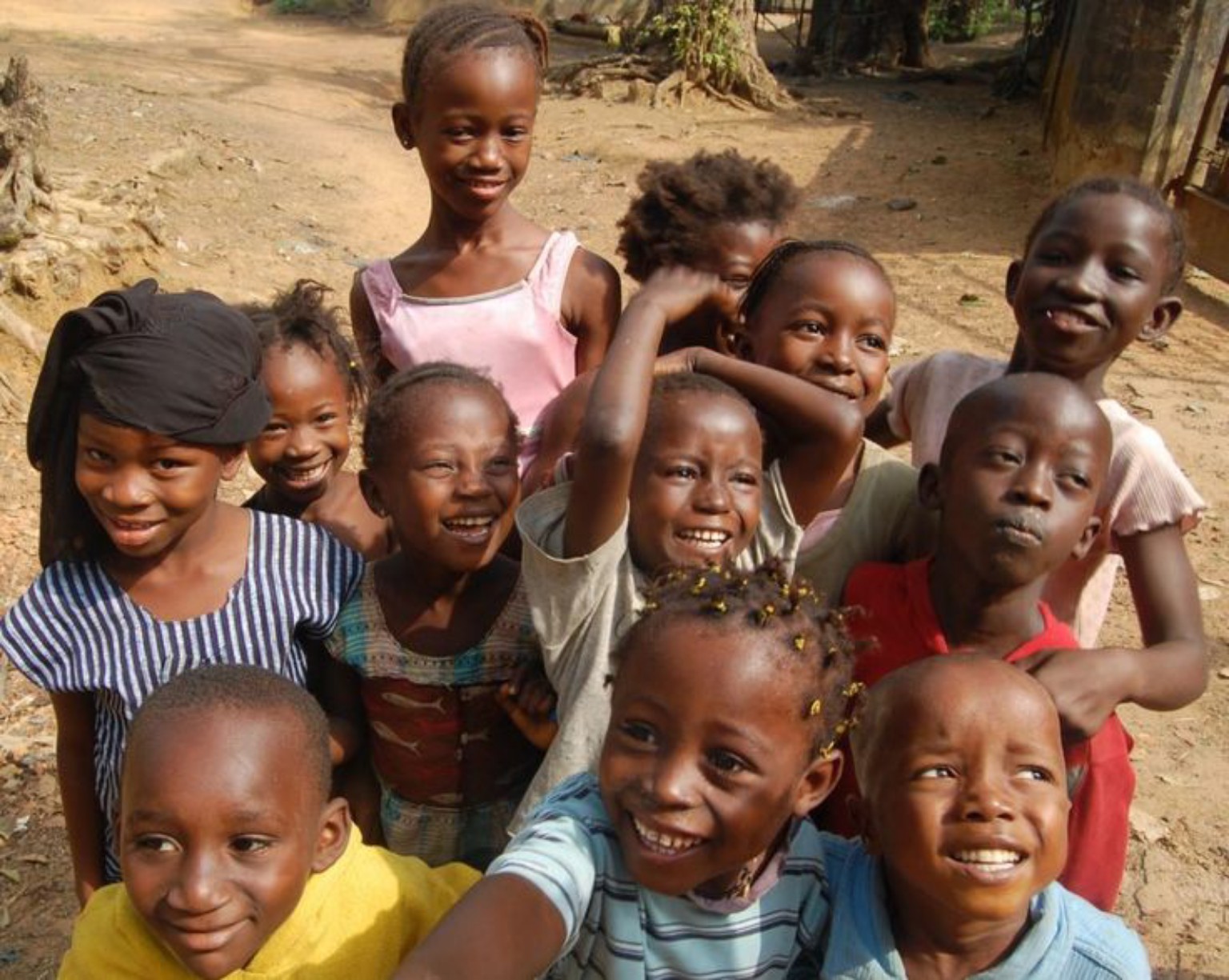 Children smiling together