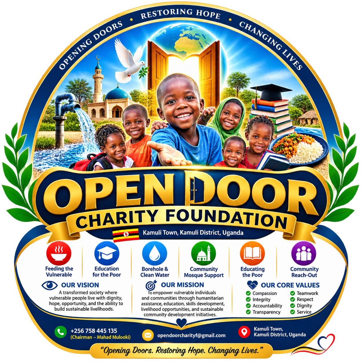 Open Door Charity Foundation logo